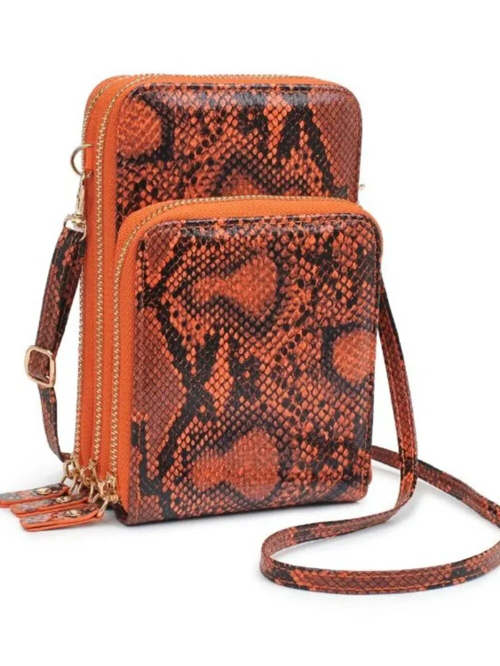 NWOT Urban Expressions Women's Vegan Leather Phone Case Wallet Crossbody Bag